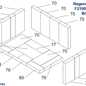 Regency Brick Kit - Medium Stoves F2000M/F2100M/S2100M (033-960) | Woodchimney.com