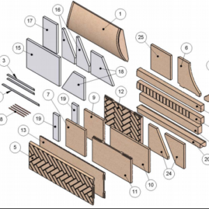 Renaissance Rumford 1500 Complete Retrofit Brick Kit (EO-VP1500)