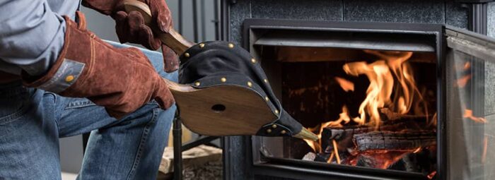 Wood Fireplace Oak Bellow (18") | Woodchimney.com