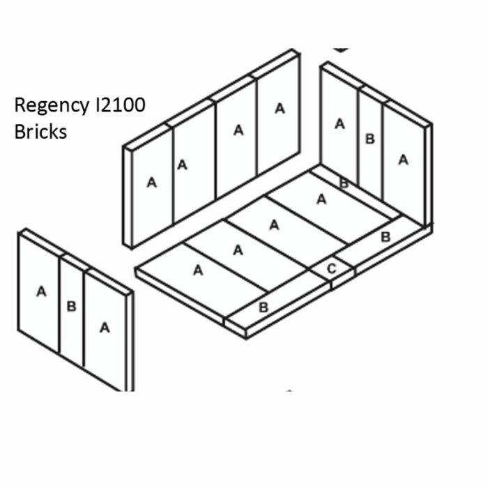 Regency Brick Kit - Medium Inserts I2000M/I2100M (142-960) | Woodchimney.com