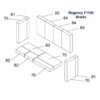 Regency Complete Brick Kit - Small Stoves F1000S/F1100S (073-960) WoodChimney.com