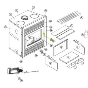 BIS Security Wooden Door Handle (PR-SR3027) | Woodchimney.com